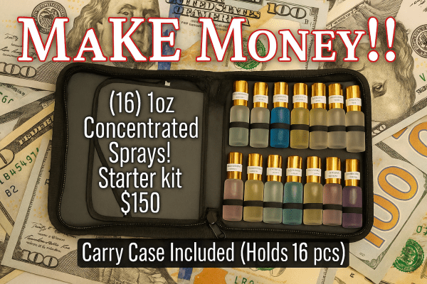 Make Money! The 1oz concentrated Sprays Starter Kit